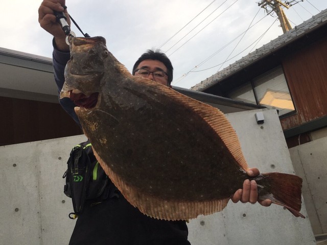 055　1121　ヒラメ７８センチ